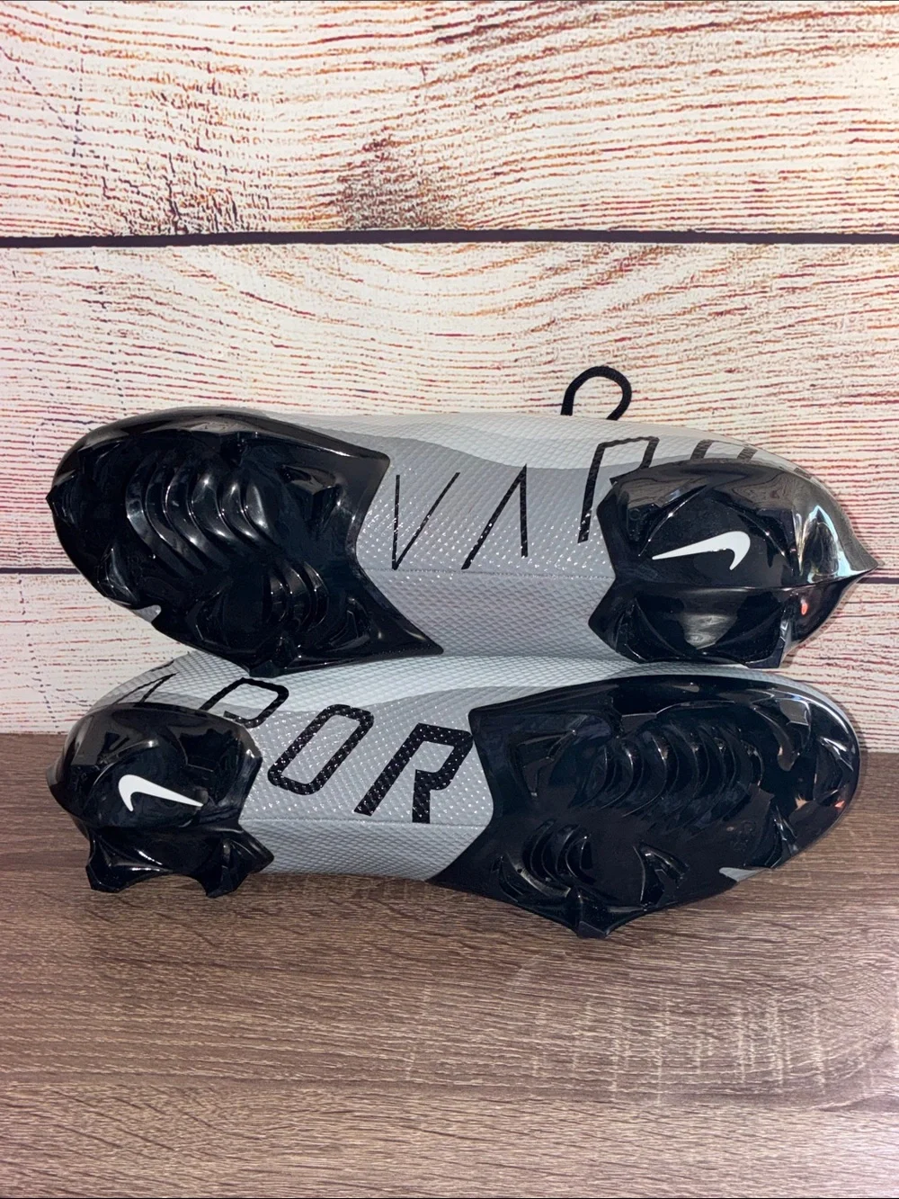 NIKE VAPOR EDGE SPEED 360 Football Cleats White Grey Black Max 95 Elite Size 15